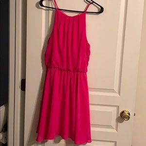 Bright pink lush dress